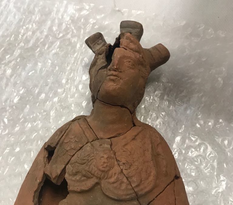 ‘Reaparece’ en Jaén el busto de la Minerva de Encina Hermosa