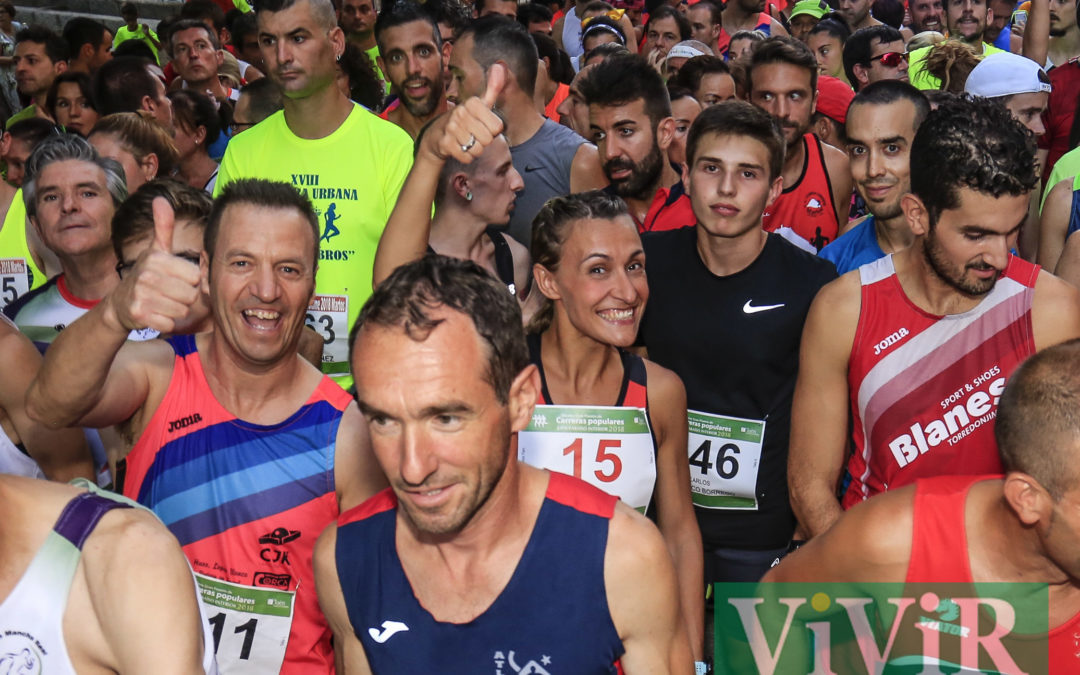 Los marteños Jesús Gómez y Marta Martínez ganan la Carrera Popular de San Bartolomé