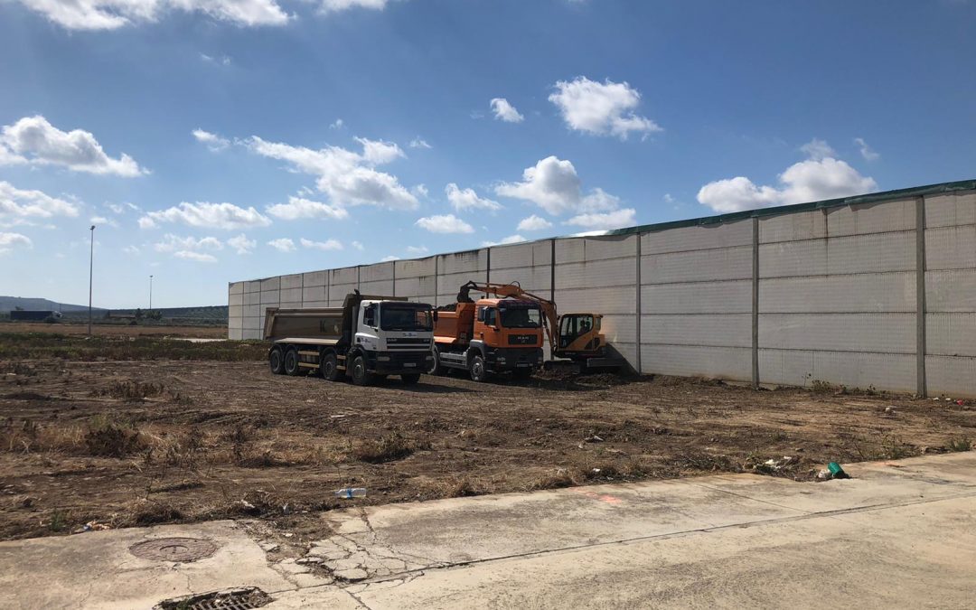 Comienzan las obras de construcción del Punto de Acopio de Residuos de la Construcción y Demolición de Marmolejo