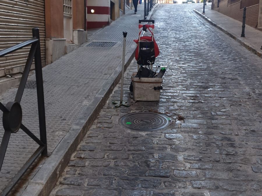 Desinfección en los barrios de Belén y San Roque