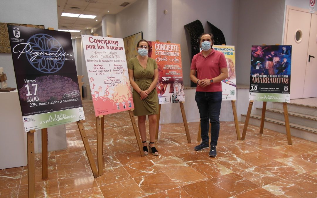 La agenda cultural de verano de Torredelcampo trae seis conciertos, dos de ‘A Jaén, a vivir experiencias’ y el IV Certamen de Pintura Rápida, Alfonso Parras