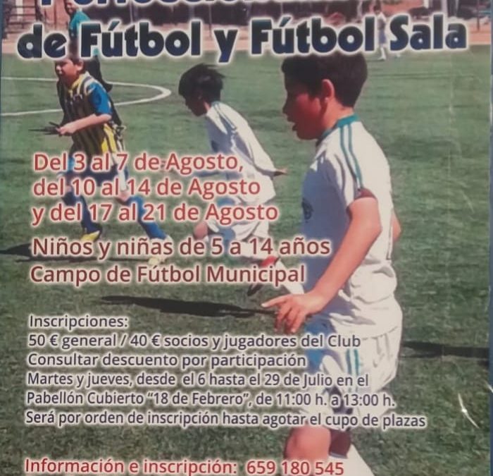 El CD Hispania abre el plazo de inscripción de su campus de fútbol que será en agosto