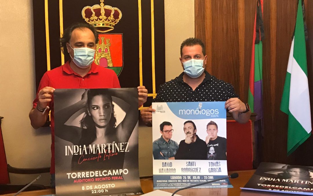 India Martínez y los monólogos de Santi Rodríguez, David Navarro y Tomás García; espectáculos de lujo y ‘contrololados’ para disfrutar de la noche torrecampeña