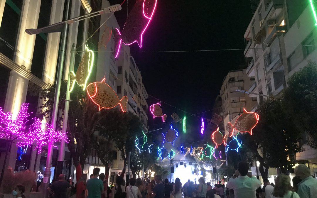 ‘Jaén Puerto de Luz’ se entrena con todas las medidas de seguridad para iluminar y atraer el consumo al centro desde Roldán y Marín