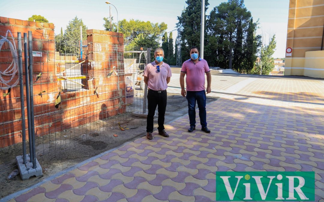 Obras de mejora en el Recinto Ferial y el entorno del Parque
