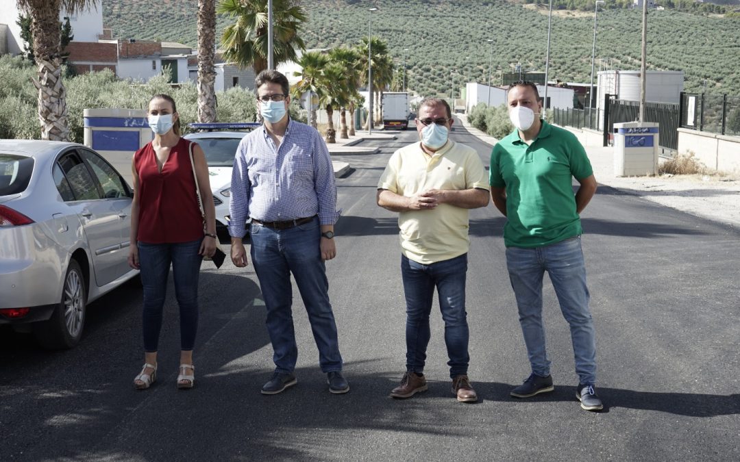 La Diputación invierte 36.000 euros en las obras de la Avenida de Torredonjimeno