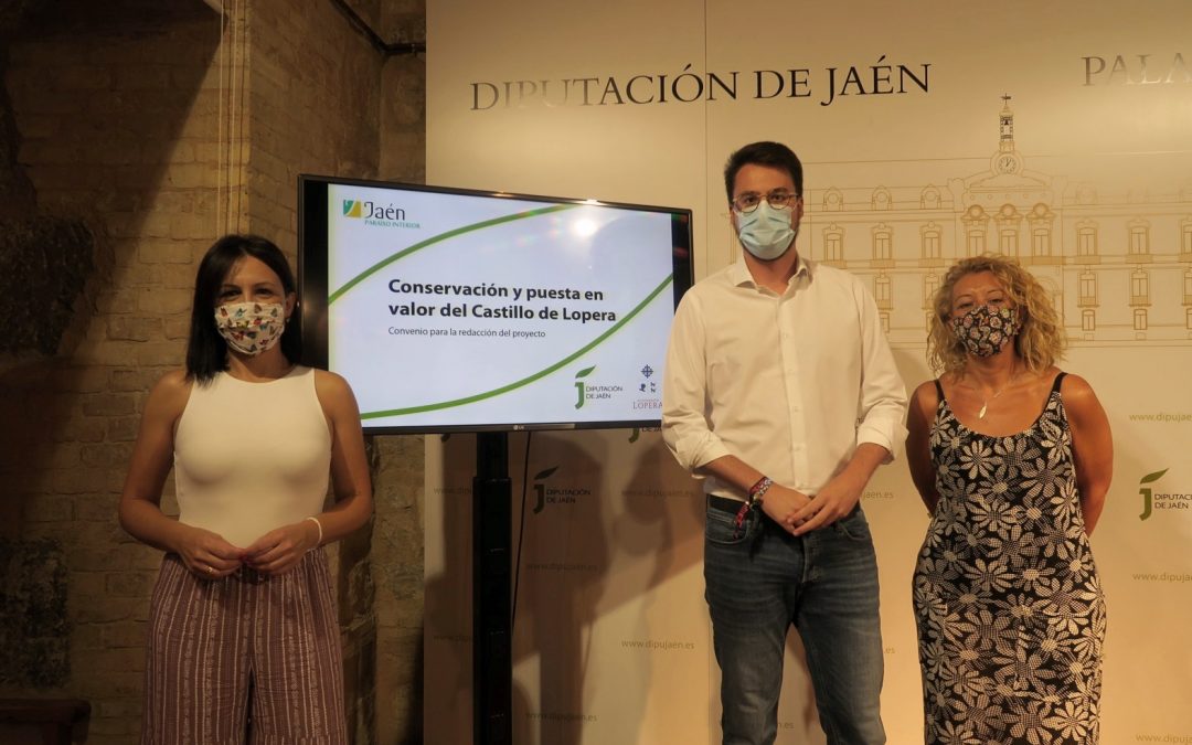 Diputación financiará la redacción del proyecto de actuaciones para la recuperación y puesta en valor del Castillo de Lopera