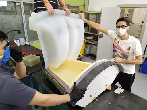 Andaltec desarrolla prototipos de moldes de silicona de gran tamaño