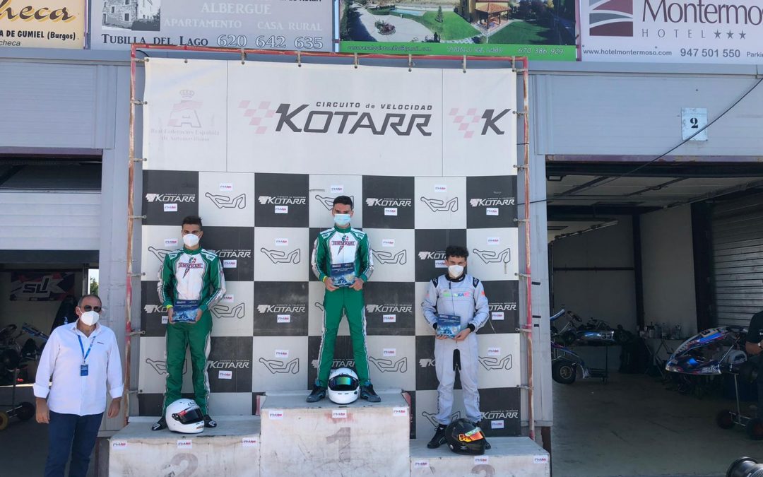 Doble triunfo castillero en el Campeonato de Madrid de Karting