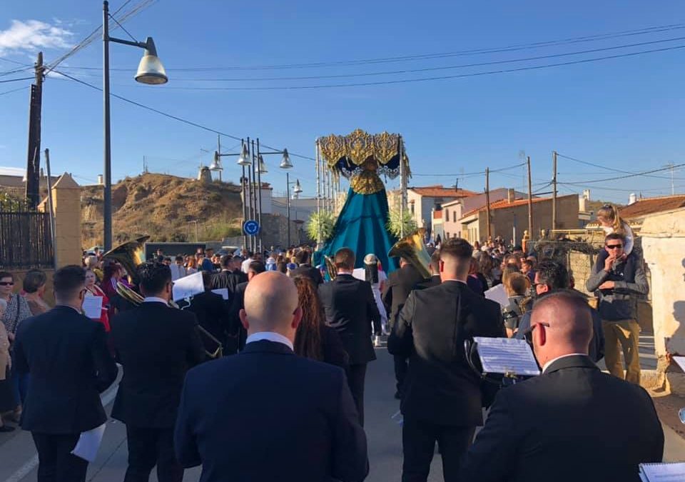 Dos años más para la Asociación Musical Santa Cecilia de La Carolina en el Domingo de Ramos de Guadix