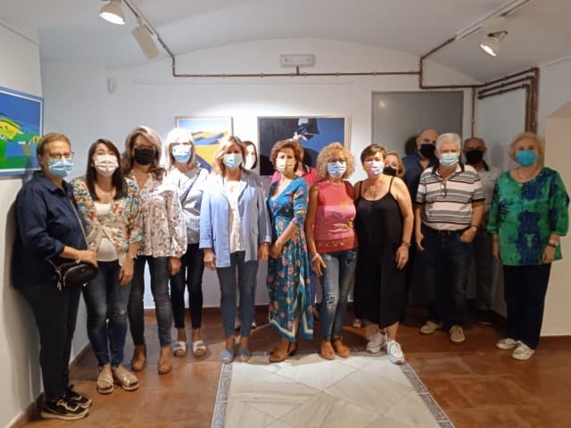 Exposición de las obras de los alumnos de la Escuela Municipal de Pintura