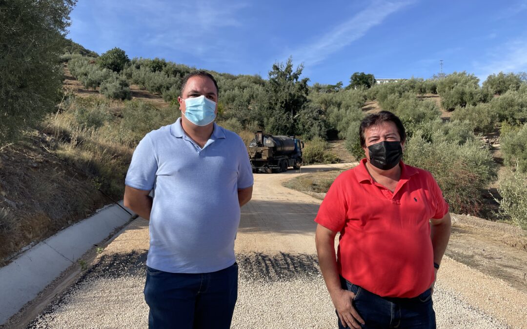 Martos ejecuta el arreglo del camino de Villarbajo a El Madroño