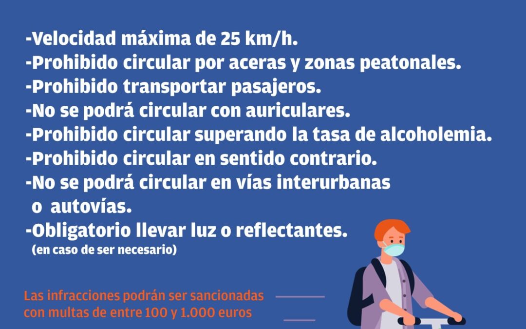 La ordenanza municipal de tráfico regula la circulación y el uso de patinetes eléctricos en Andújar
