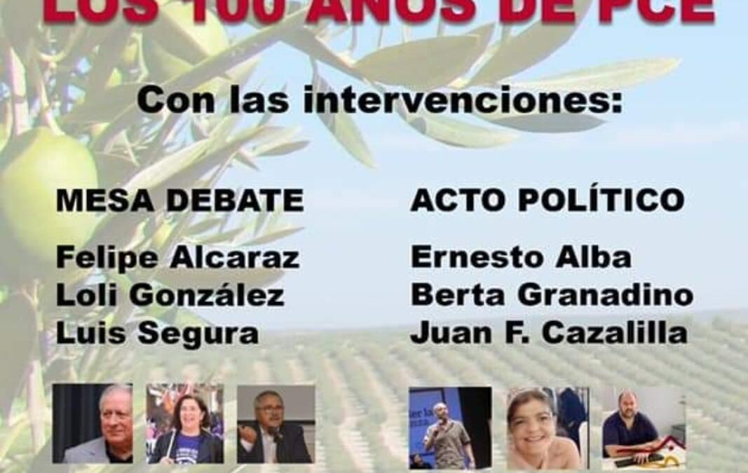 Acto en Torredonjimeno con motivo del centenario del PCE