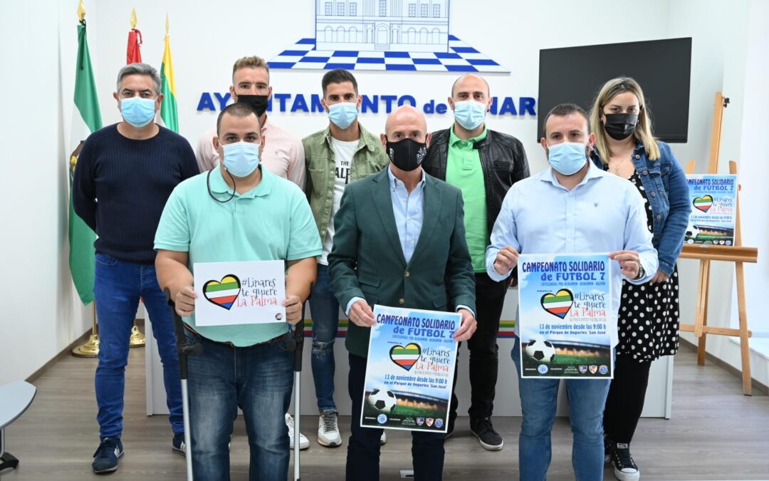 Torneo de fútbol 7 solidario en Linares destinado a los niños y niñas de La Palma