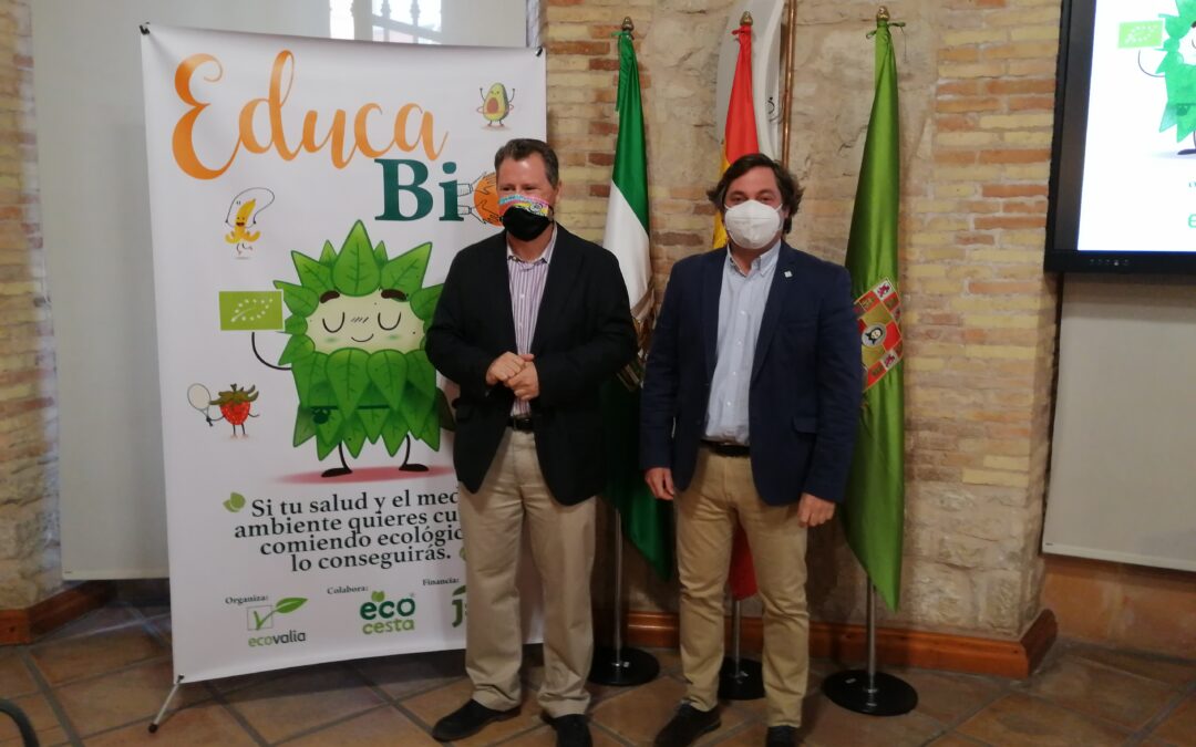 Ecovalia y Diputación de Jaén presentan la III edición del programa escolar EducaBio