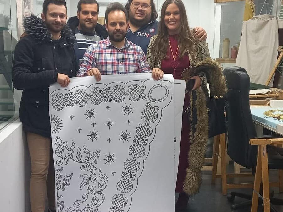 Nuevo manto para la Virgen de la Cabeza de La Carolina