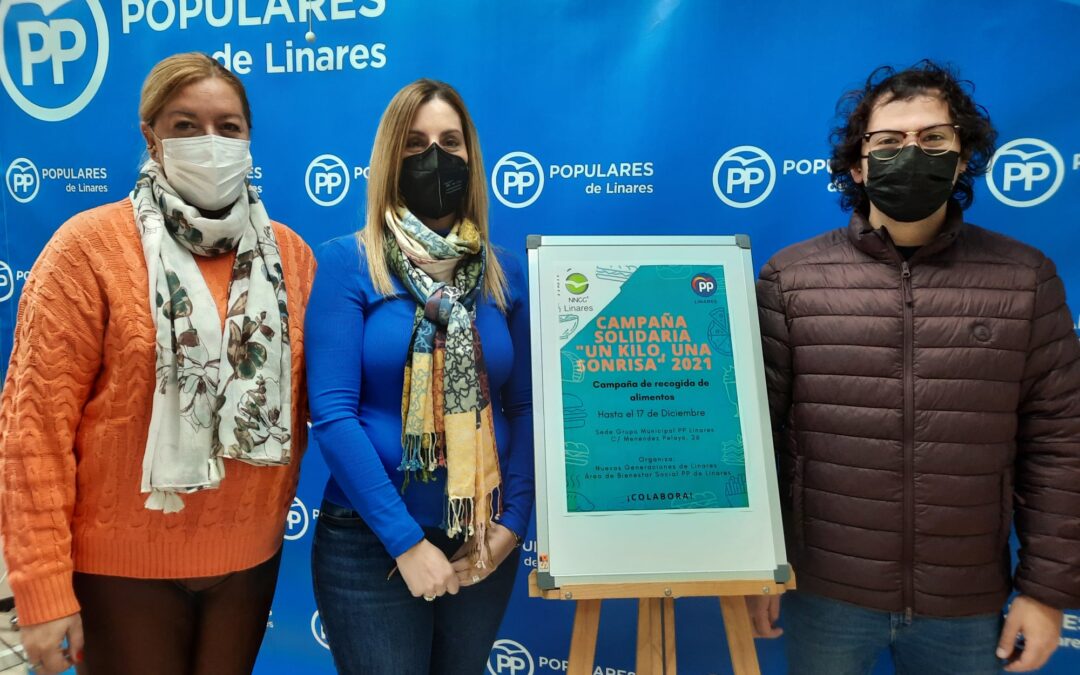 El PP de Linares arranca una nueva edición de la campaña solidaria ‘Un kilo, una sonrisa’