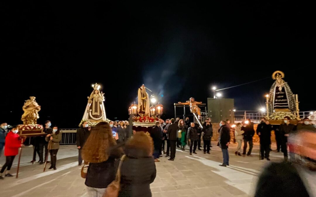 Traslado extraordinario de imágenes en Alcaudete