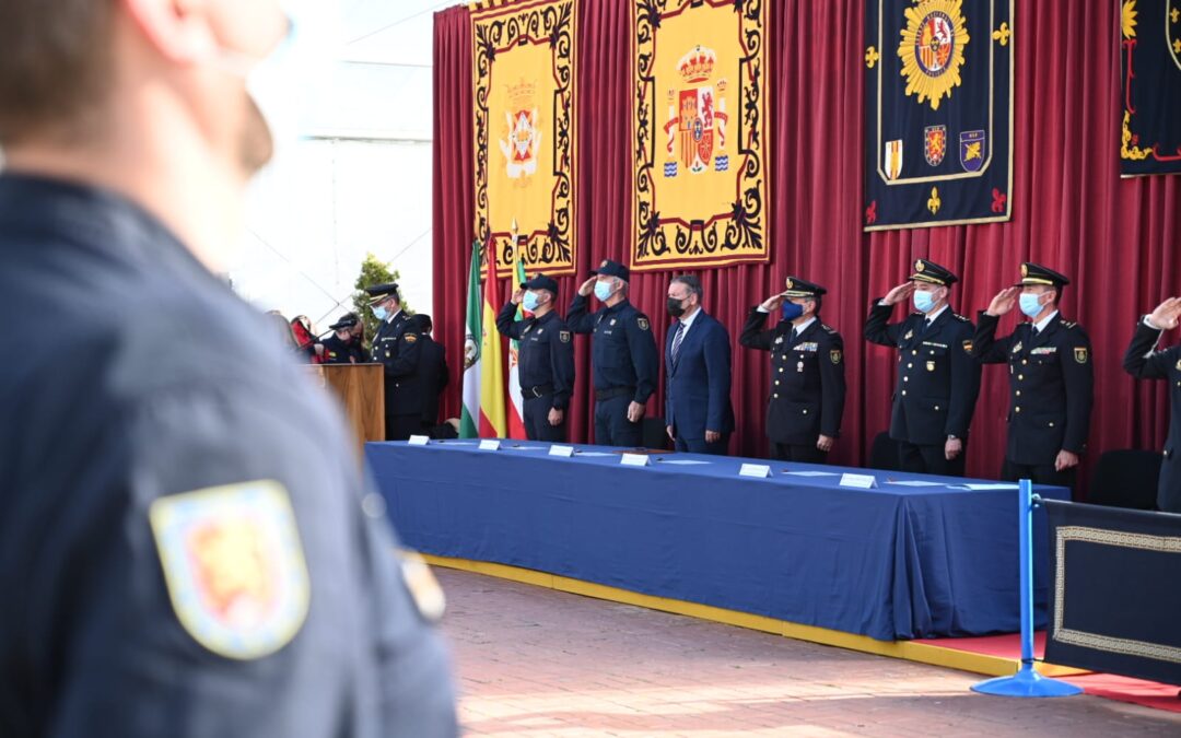 Clausurado en Linares el curso de Especialización de Mando de la UIP