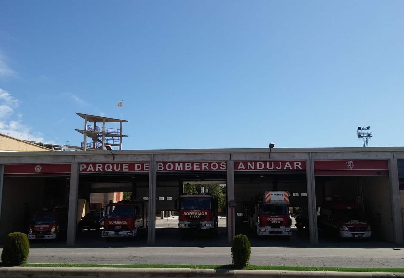 foto archivo parque de bomberos andújar La tasa de criminalidad alcanza en el primer trimestre del año la tasa más baja en la provincia desde 2010