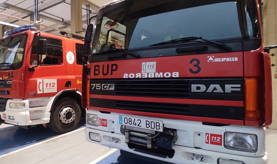 La providencial actuación de los bomberos evita daños personales en un edificio de la Avenida de Madrid de Jaén