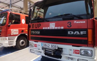 La providencial actuación de los bomberos evita daños personales en un edificio de la Avenida de Madrid de Jaén