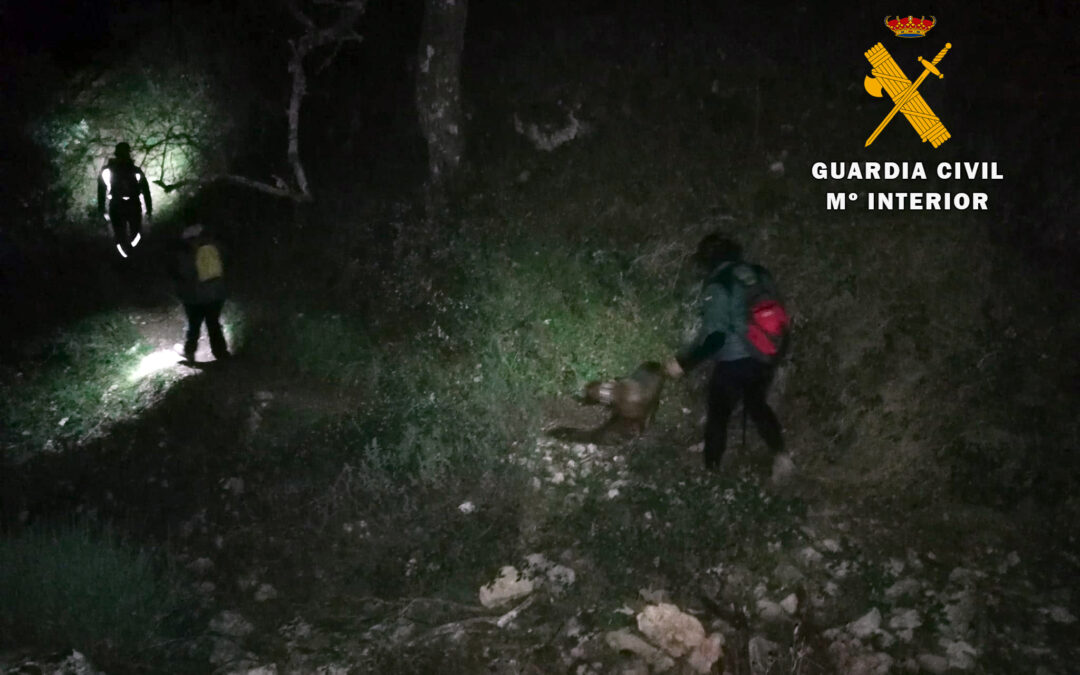 La Guardia Civil rescata a dos senderistas en el Paraje de Otiñar