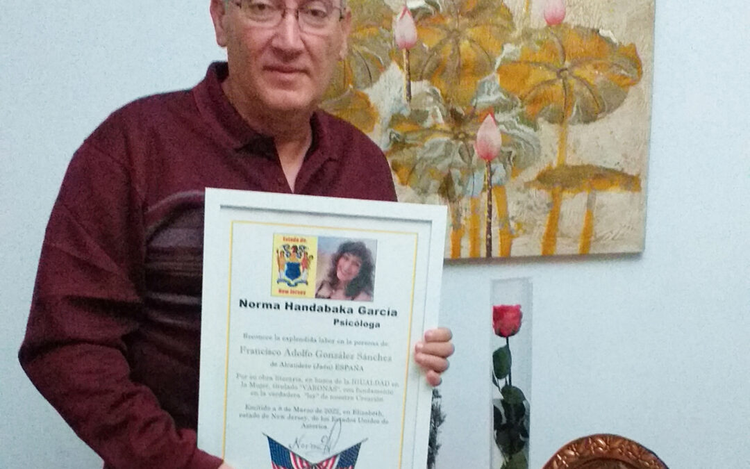 Nuevo reconocimiento al presidente de la asociación Alien’s de Alcaudete