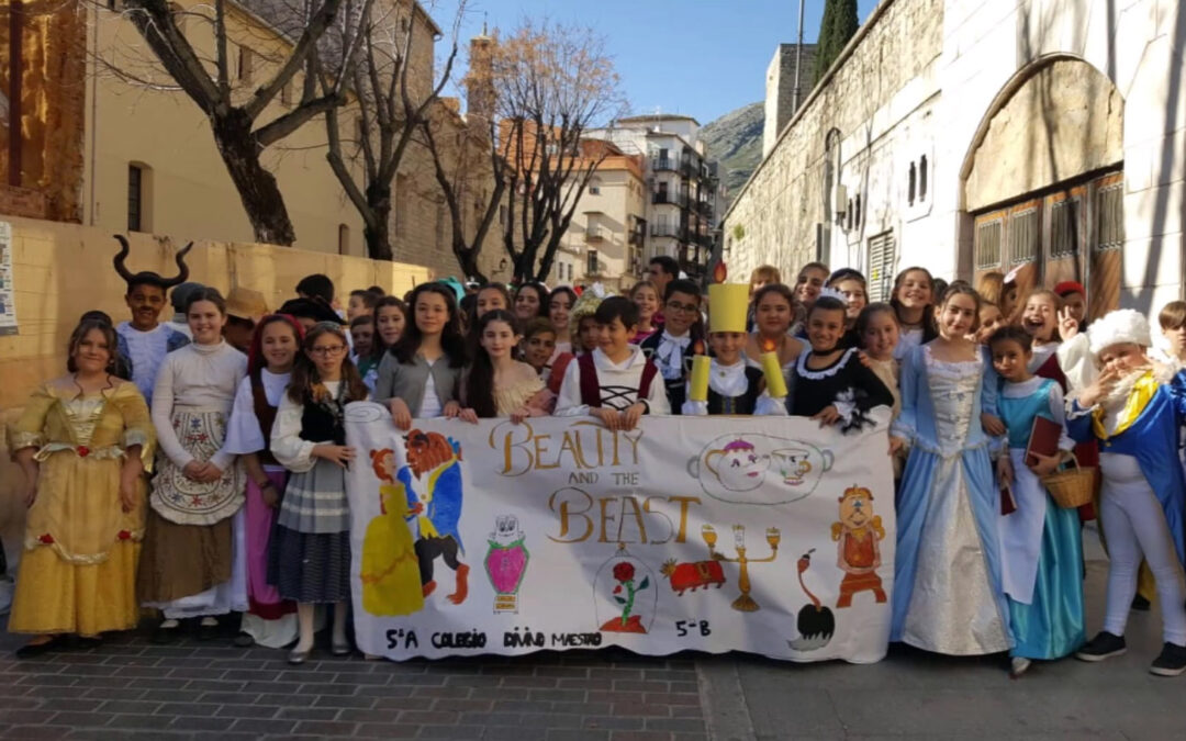 Más de un millar de escolares de Jaén participaron en el Pasacalles de Carnaval