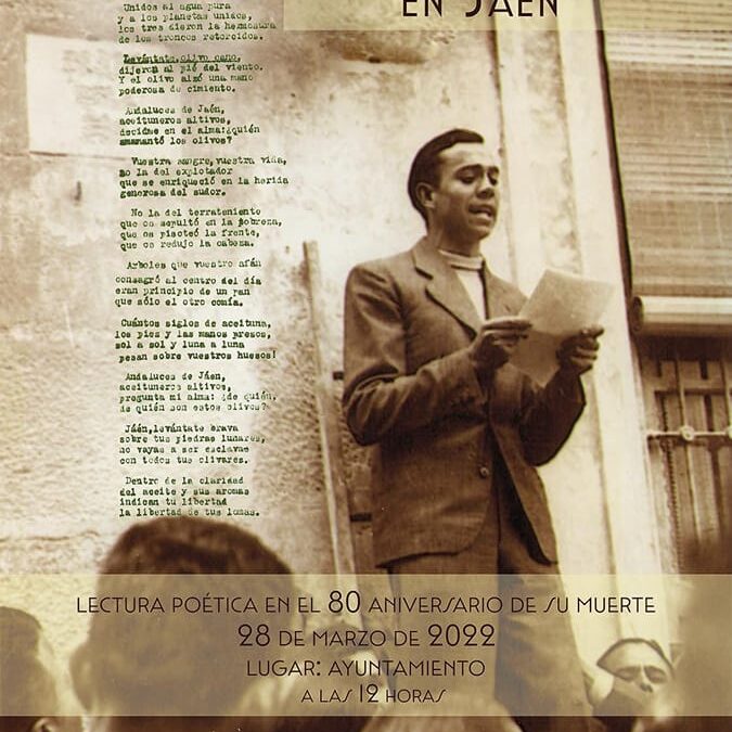 Jamilena rendirá homenaje a a Miguel Hernández