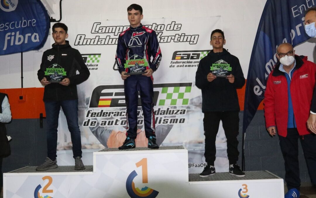 Triunfo castillero en el Campeonato de Andalucía de Karting