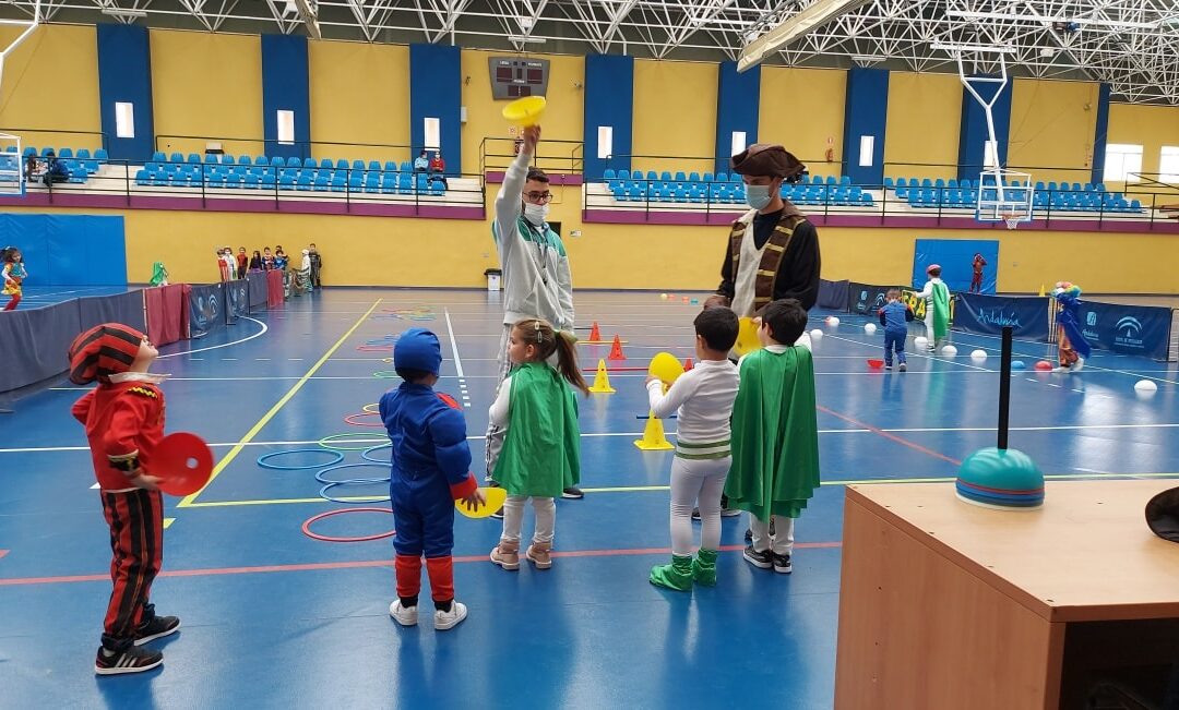 Jornada de deporte carnavalero para los más pequeños