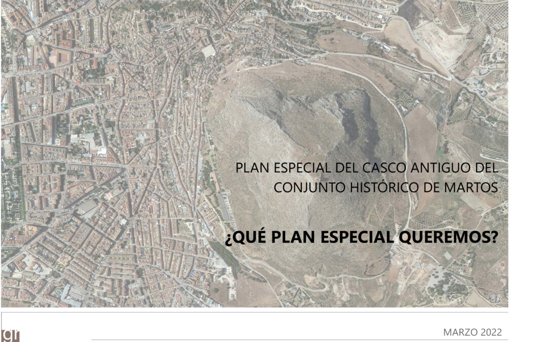 El Ayuntamiento de Martos crea un formulario para que la ciudadanía traslade su visión del Conjunto Histórico