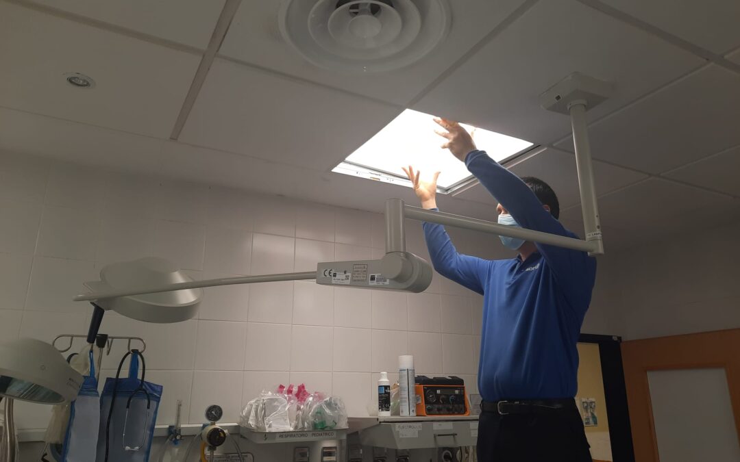 El Hospital Alto Guadalquivir se suma a ‘La Hora del Planeta’ para concienciar sobre el cambio climático