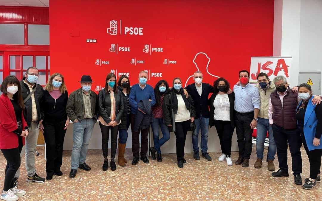El PSOE de Linares renueva su ejecutiva y revalida a Javier Perales como secretario general