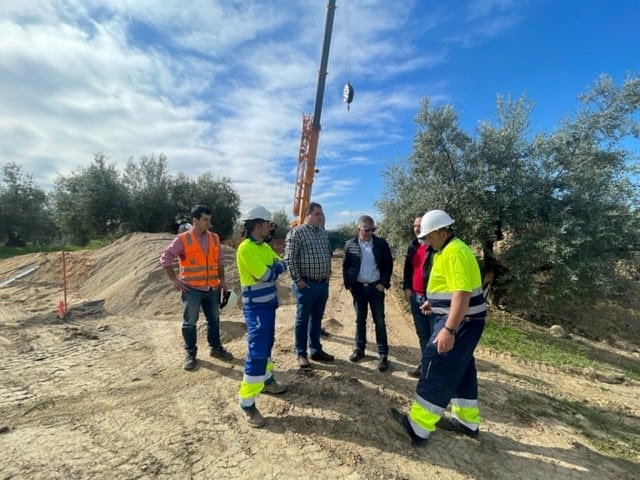 Martos inicia la obra del colector en el polígono industrial