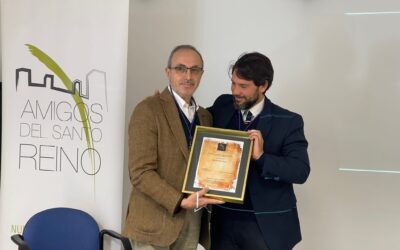 Nuevo socio de honor en la asociación gastronómica «Amigos del Santo Reino»
