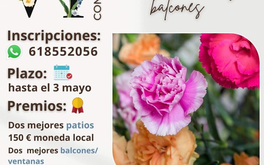 Inscripciones abiertas para el concurso de ventanas y balcones