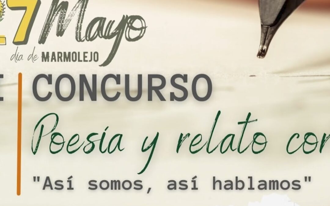 Convocado el concurso de poesía y relato corto