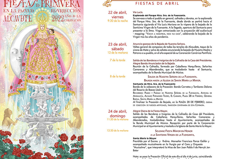 Alcaudete se prepara para vivir la Bajada de la Virgen de la Fuensanta