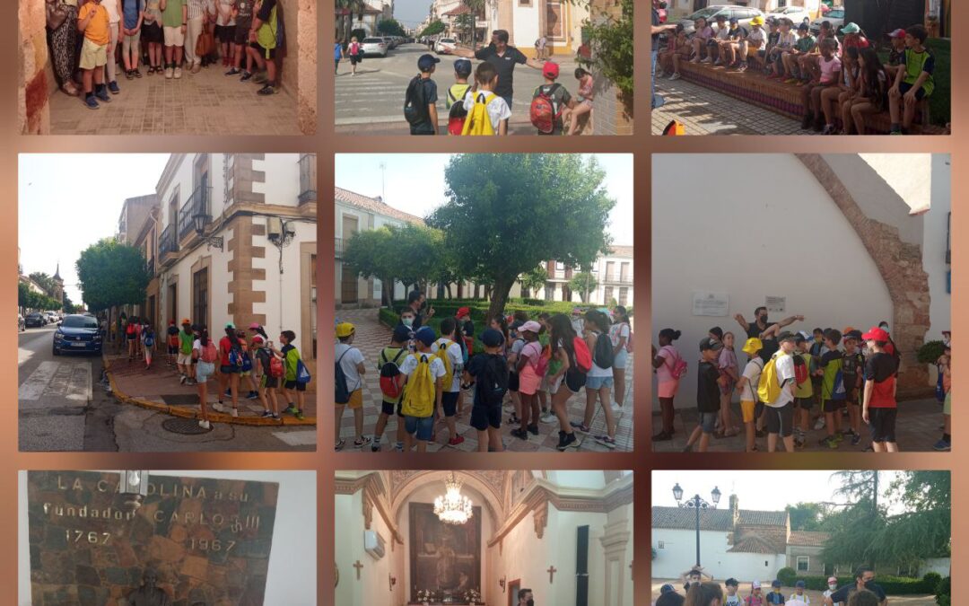 Escolares de La Carolina profundizan en la historia de la localidad