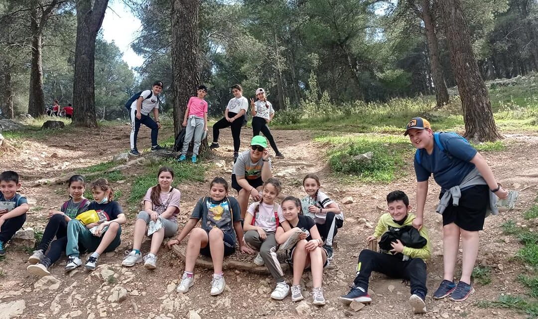 Los escolares conocen los valores naturales en el entorno urbano y periurbano de Jaén