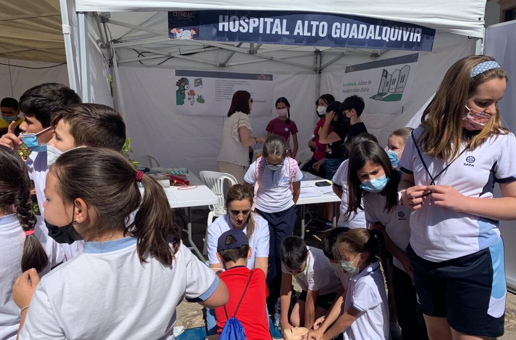 El Hospital Alto Guadalquivir participa en la IV Semana de las Ciencias de Andújar