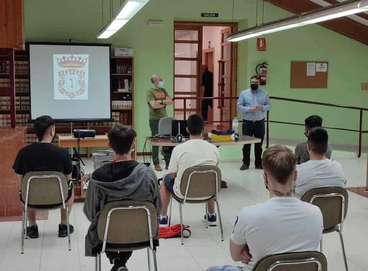 Inicio de la Escuela Taller en Castillo de Locubín