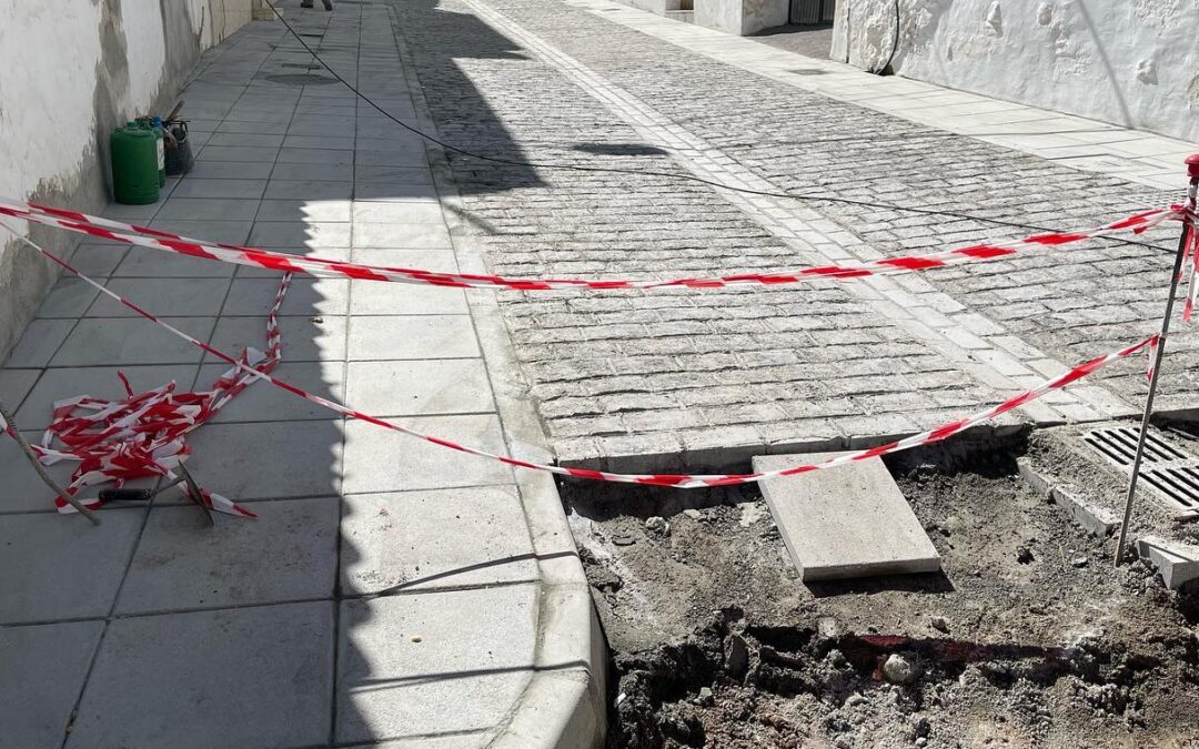 Alcaudete finaliza las obras en la calle Pintor Domingo Zapata