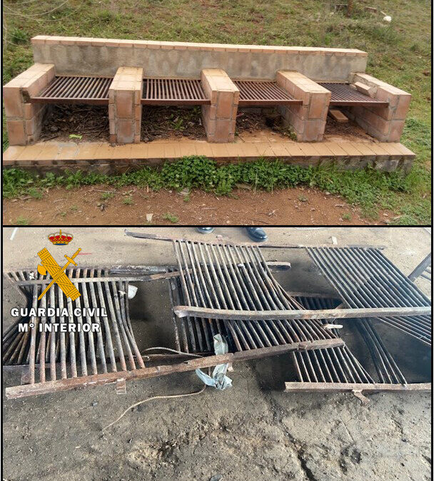 Dos detenidos por el robo de las parrillas de barbacoa de la Aquisgrana