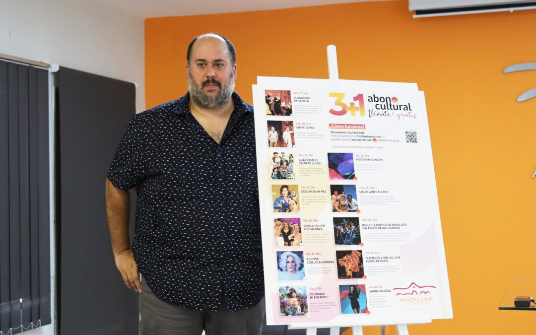 El Ayuntamiento de Andújar presenta un Abono Teatro para acercar espectáculos de nivel a la ciudadanía