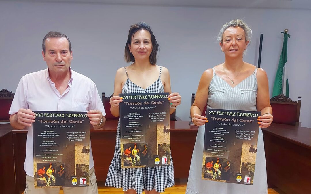 El Patio de Armas del Castillo acogerá una nueva edición del Festival Flamenco «Rocío de Lopera»