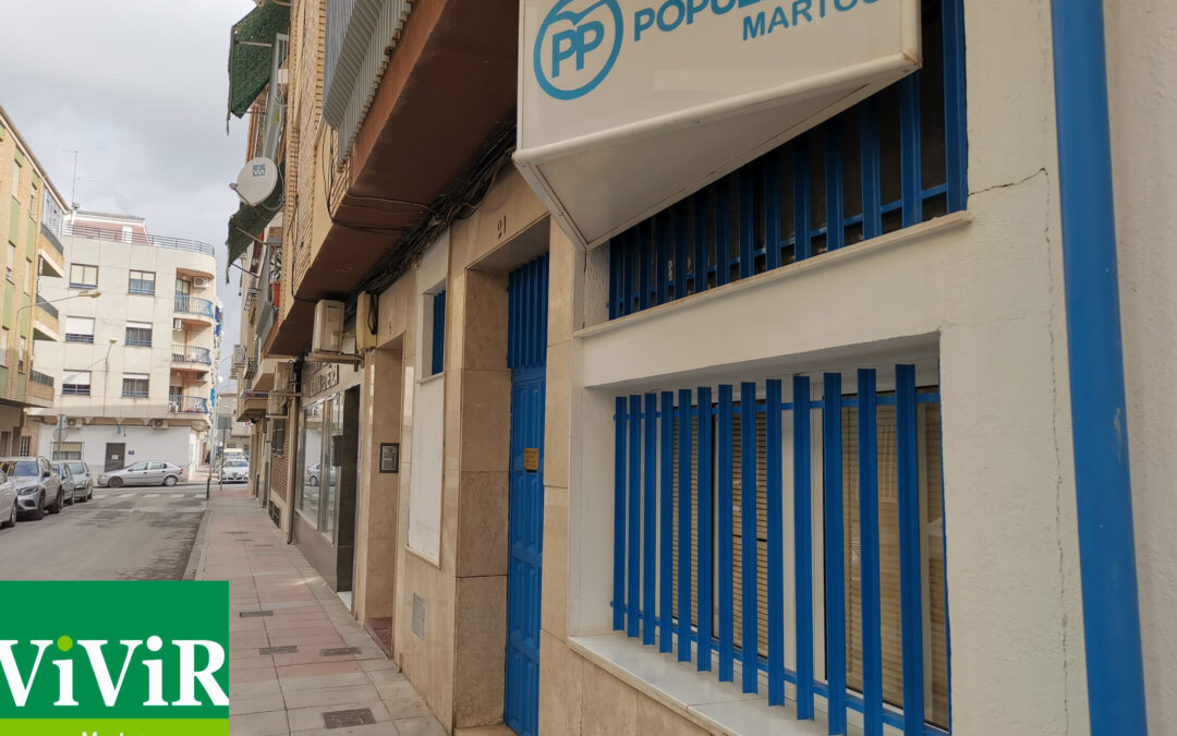 El PP de Martos critica el “alarmismo social” que el PSOE ha creado por la atención sanitaria “cuando está cubierta sin demoras”